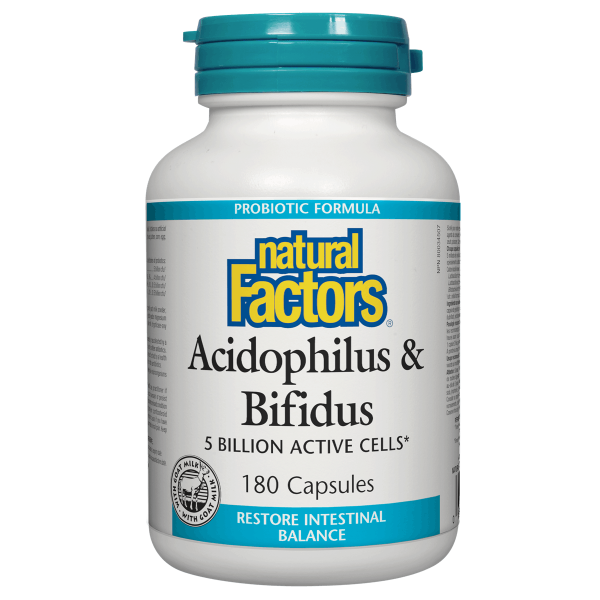 Acidophilus & Bifidus 5 Billion · 180 Capsules