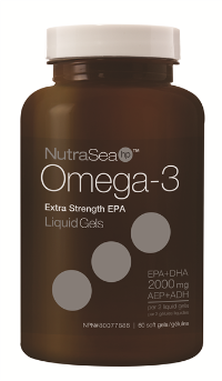 NutraSea HP Omega-3 Extra Strength EPA Fresh Mint · 60 Liquid Gels