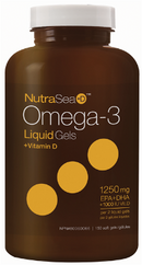 NutraSea Omega-3 + Vitamin D Liquid Gels · 150 Softgels