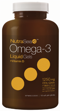 NutraSea Omega-3 + Vitamin D Fresh Mint · 150 Liquid Gels