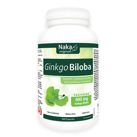 Ginkgo Biloba 400 mg · 240 Capsules