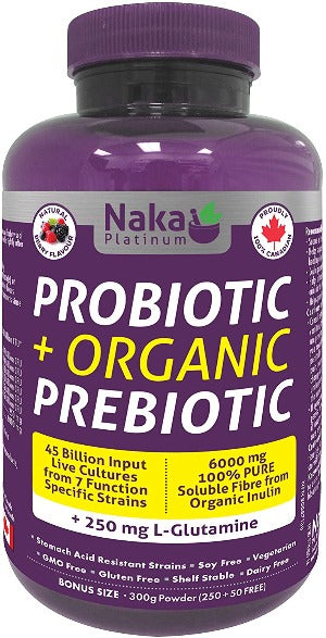 Probiotic + Organic Prebiotic · 300 g Powder