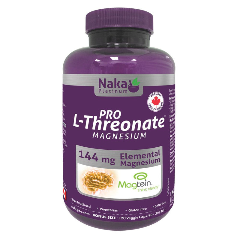 Pro L-Threonate Magnesium 144 mg · 120 Capsules