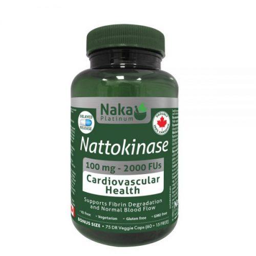 Nattokinase 100 mg 2000 FUs · 75 Capsules