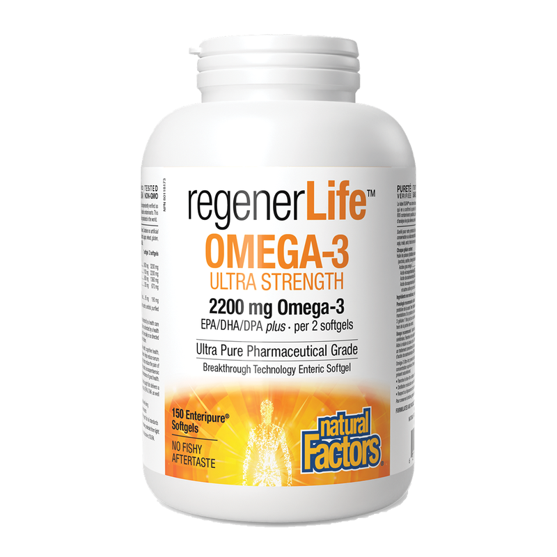 RegenerLife Ultra Strength Omega-3 · 150 Softgels