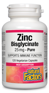 Zinc Bisglycinate 25 mg · 120 Capsules