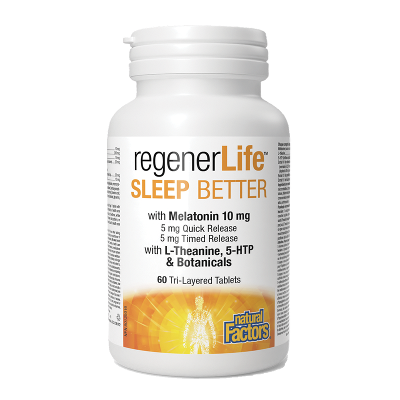 RegenerLife Sleep Better · 60 Tri-Layer Tablets