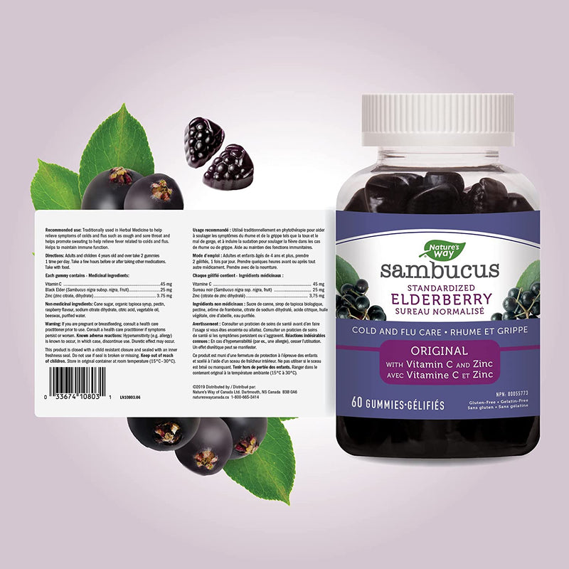 Sambucus Elderberry Gummies · 60 Gummies