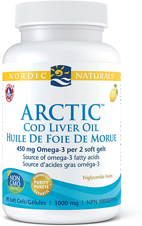 ARCTIC Cod Liver Oil Lemon · 90 Softgels