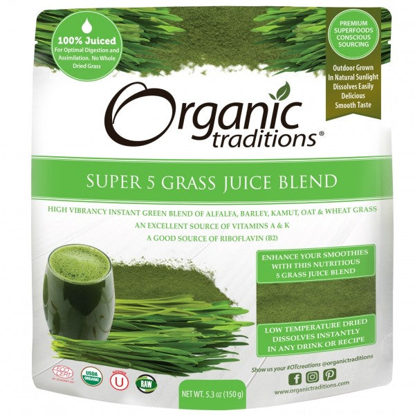 Organic Super 5 Grass Juice Blend