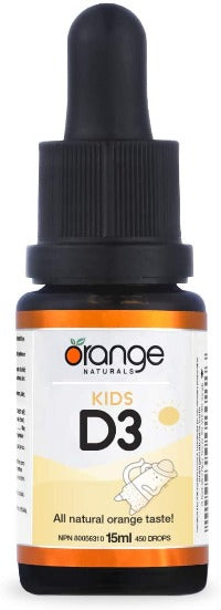 Kids D3 · 400 IU · Orange Flavour · 15 mL