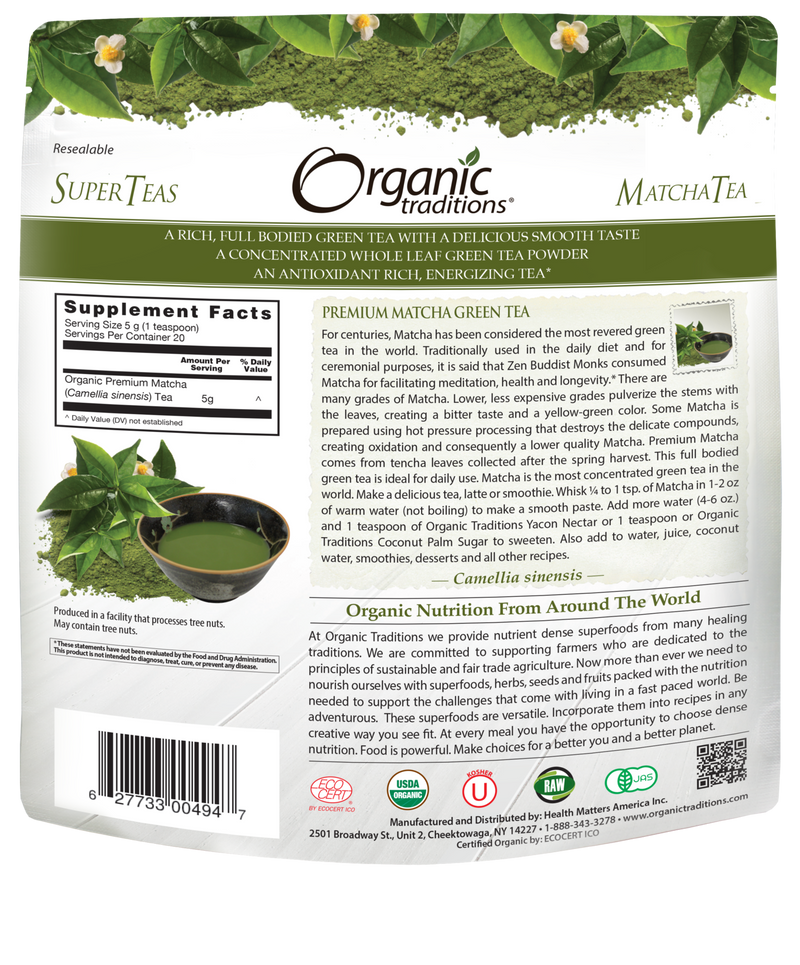 Organic Premium Matcha Tea