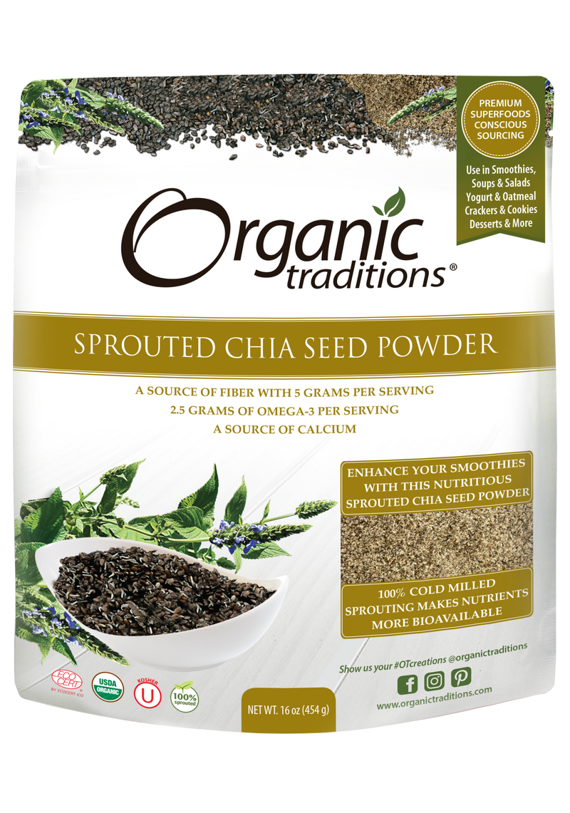 Organic Sprouted Chia Seed Powder