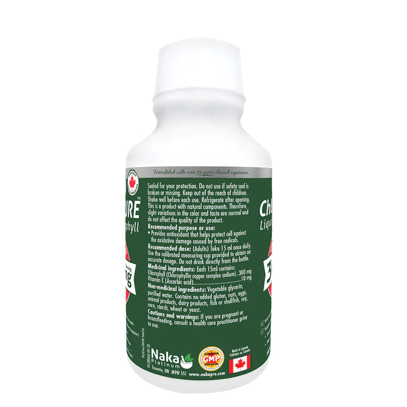 ChloroPURE Liquid Chlorophyll 300 mg · 250 mL
