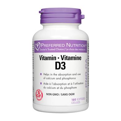 Vitamin D3 · 180 Softgels