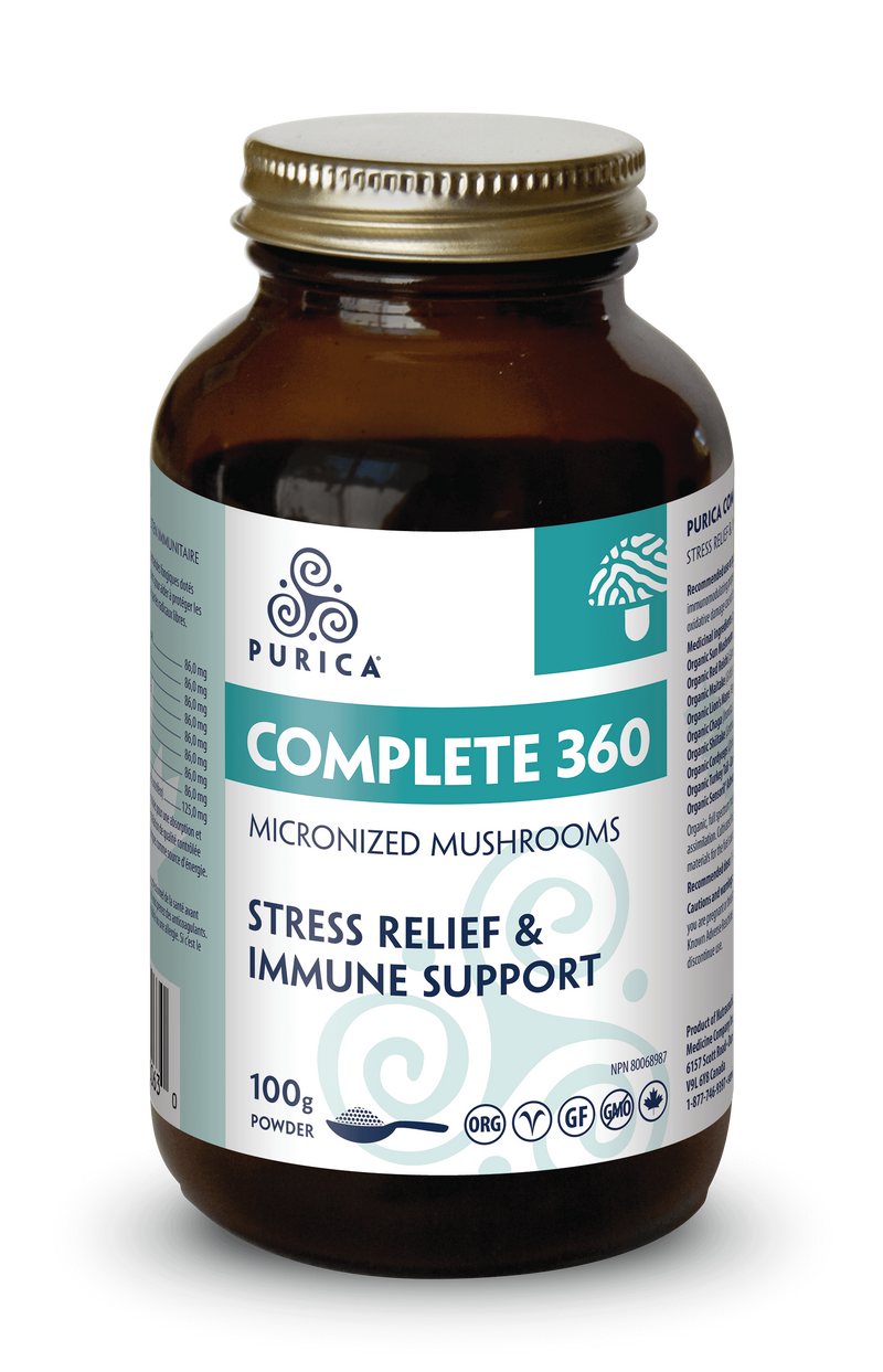 COMPLETE 360 · Stress Relief & Immune Support · 100 g Powder