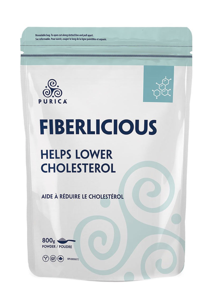 FIBERLICOUS · Helps Lower Cholesterol