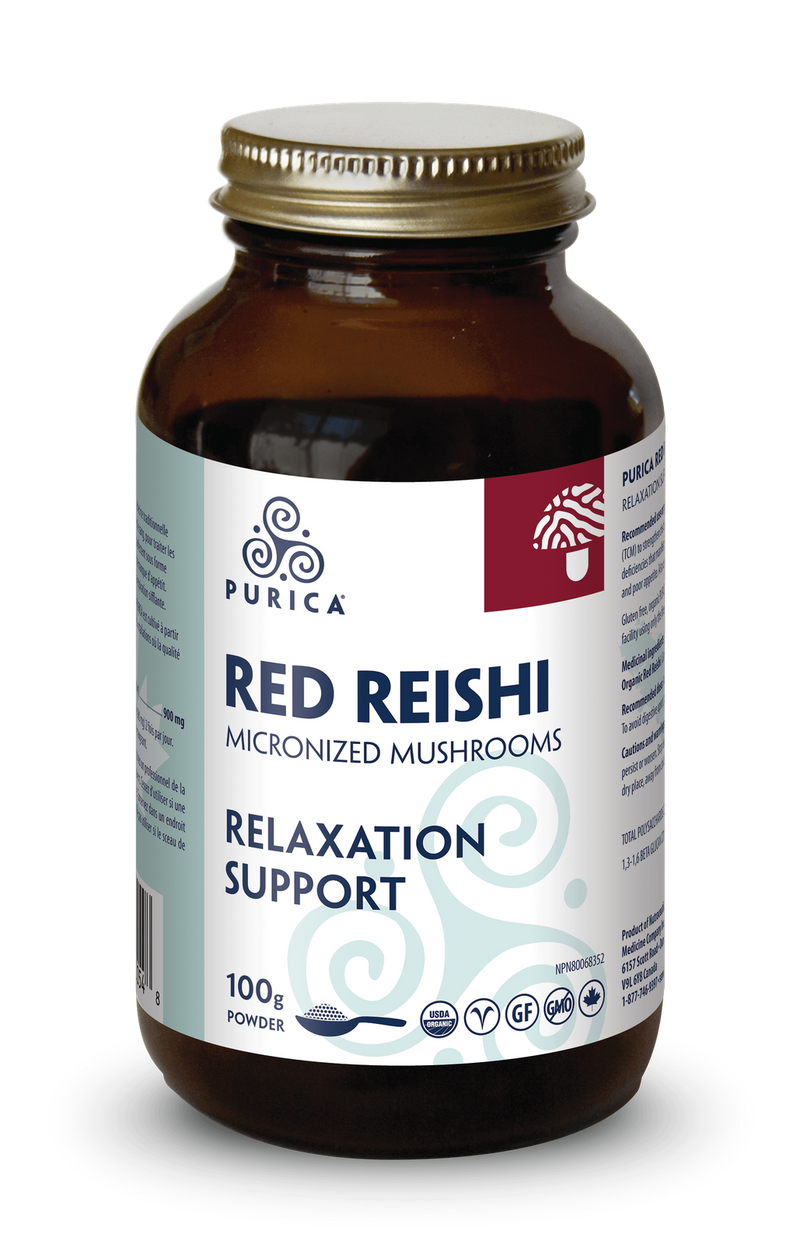RED REISHI · Relaxation Support · 100 g Powder