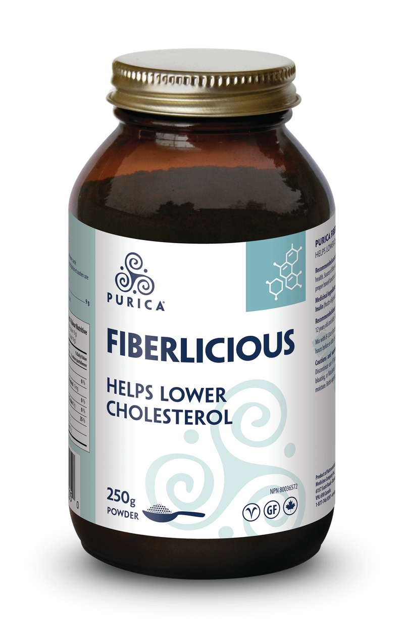 FIBERLICOUS · Helps Lower Cholesterol