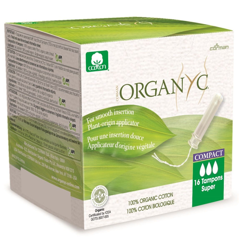 Organ(y)c 100% Organic Cotton Compact Organic-Based Applicator Tampon · 16 pc.