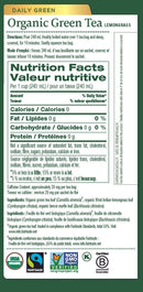 Organic Green Tea Lemongrass · 16 Tea Bags