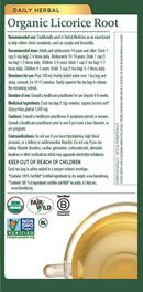 Organic Licorice Root · 16 Tea Bags