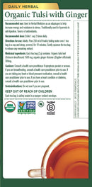 Organic Tulsi with Ginger · 16 Tea Bags