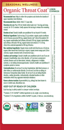 Organic Throat Coat Lemon Echinacea · 16 Tea Bags