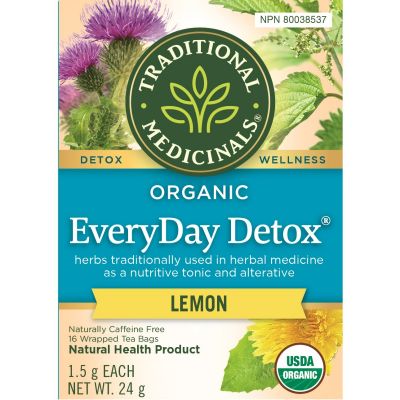 Organic EveryDay Detox Lemon · 16 Tea Bags