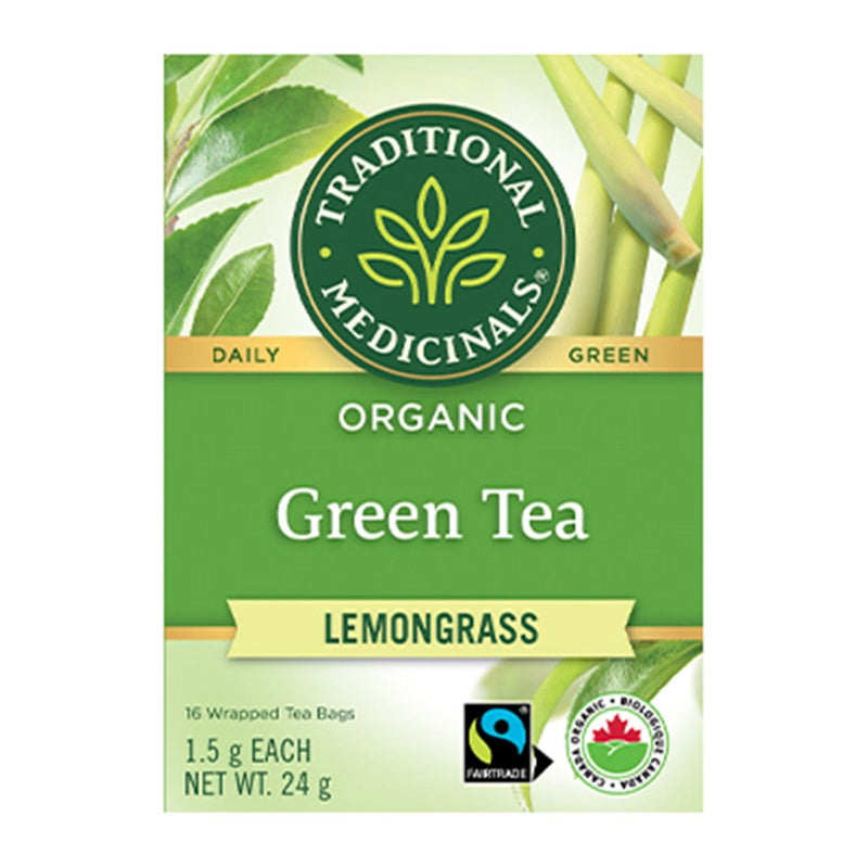 Organic Green Tea Lemongrass · 16 Tea Bags