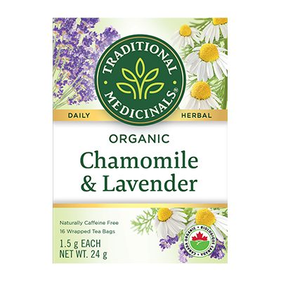 Organic Chamomile with Lavendar · 16 Tea Bags