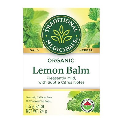 Organic Lemon Balm · 16 Tea Bags