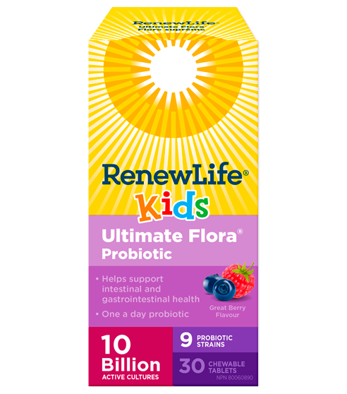 Ultimate Flora Kids · 10 Billion · 30 Chewable Tablets