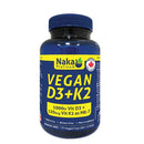 Vegan D3+K2 1000 IU + 120 mcg K2 as MK-7 · 75 Capsules