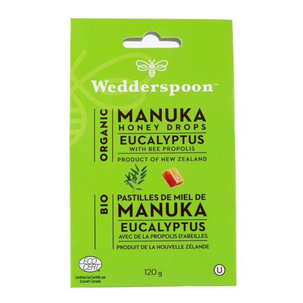 Organic Manuka Honey Drops · Eucalyptus
