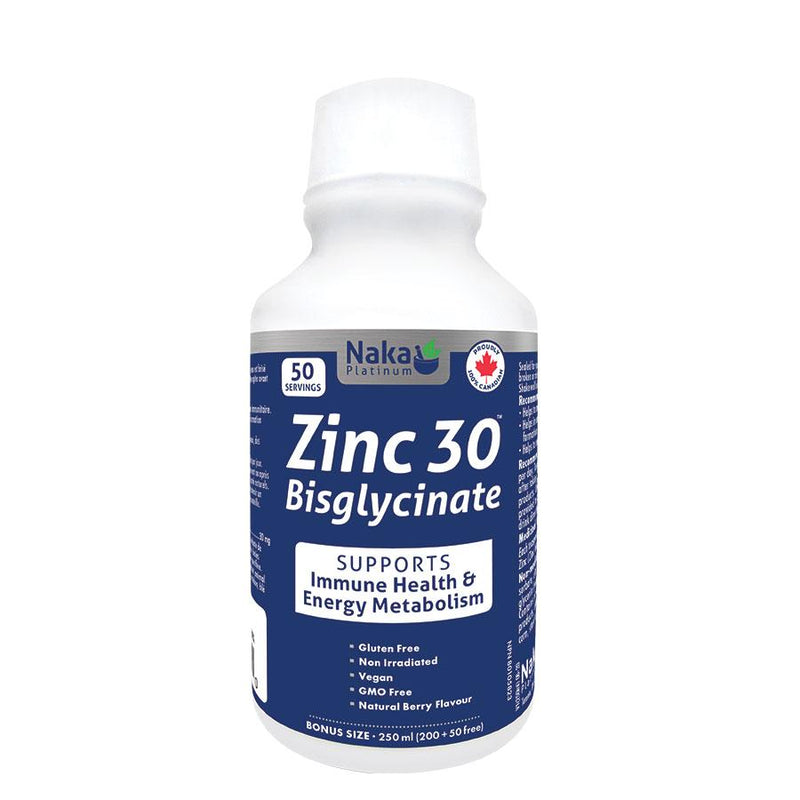 Zinc 30 Bisglycinate · 250 mL