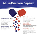 Power Iron+ Spirulina · 60 Capsules