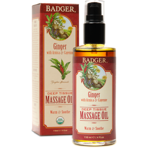Ginger Deep Tissue Massage Oil with Arnica & Cayenne