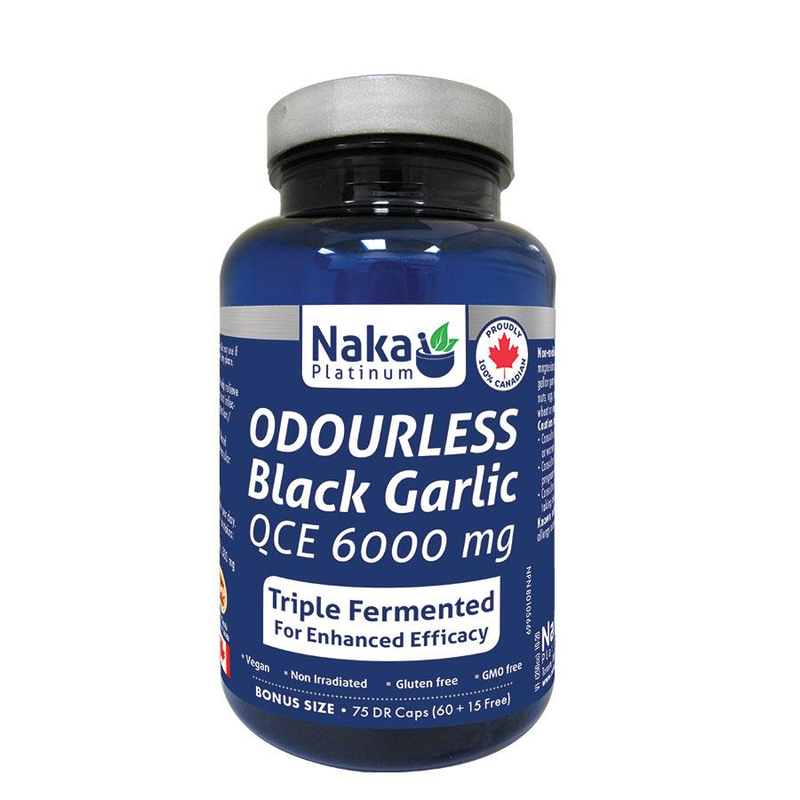 Odourless Black Garlic · 75 Capsules