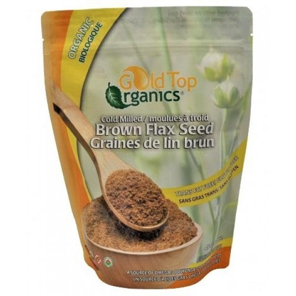 Organic Cold Milled Brown Flax Seed · 454 g