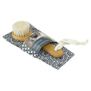 The bamboo and wool facial brush